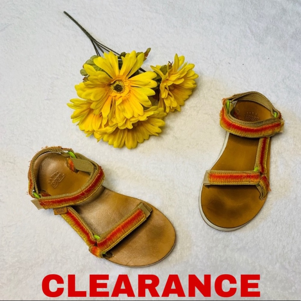 Teva Original Universal Orange Ombré Sandals